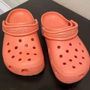 Peach/Salmon color crocs
